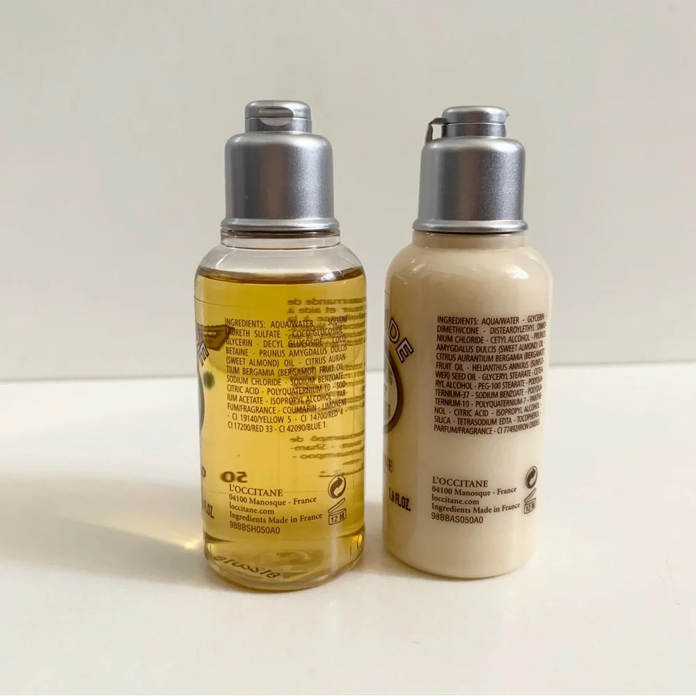 NWOT L’Occitane en Provence vanity set shampoo conditioner